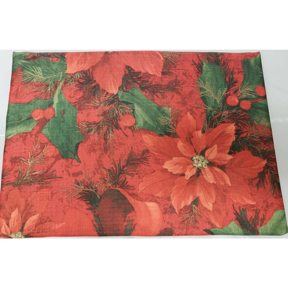 Printed Linen Tablecloth 60